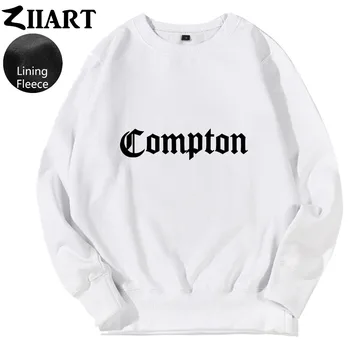 Compton Gotikinio šrifto Hip-Hop Rap pora drabužiai berniukams vyras vyrų fleece series