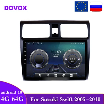 DOVOX 2 Din Android10 Galvos Vienetas Suzuki Swift 2005 - 2010 m. GPS Navigacijos Automobilinį Radijo daugialypės terpės Grotuvas, RDS Autoradio 2din dvd
