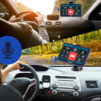 XGODY 7Inch GPS Sunkvežimis Automobilio Navigacijos 886 256M+8GB Capacitive Jutiklinis Ekranas Navigatoriaus Balso pranešimus Neprivaloma 2020 Nemokamai Žemėlapyje