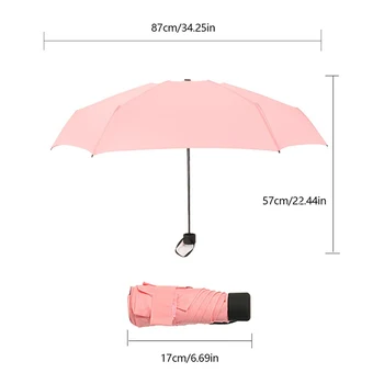 Ultra light 5 sulankstomas skėtis,Mini Pocket Skėtis Moterų UV Mažas Skėčiai Skėtis Merginos Anti-UV atsparus Vandeniui Nešiojamų Kelionės