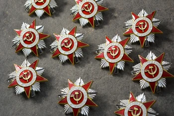 Didysis Tėvynės Karas 2-os klasės SSRS, Sovietų rusijos Karinės tvarką medalis karinės red star ww2 išgraviruoti sertifikavimo
