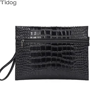 Tidog Naujas didelės talpos alligator-spausdinimo paketas, sankabos krepšys