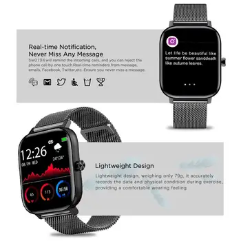 2020 Naujų Spalvų Ekrano Smart Watch Moterys vyrai jutiklinių Fitness Tracker Kraujo Spaudimas Smart Laikrodis Moterims Smartwatch už Xiaomi