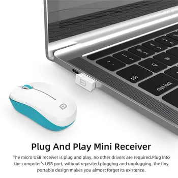 2,4 GHz, USB, bevielė Pelė 1600DPI Optinės Žaidimų Pelės Žaidėjus Belaidžio Ergonomiška Pelė su USB Imtuvas PC Kompiuteris Notebook
