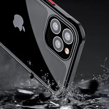 Anti-rudenį Aiškiai iPhone 12 Pro Max 12 Mini Atveju TPU Fundas Minkštas Viršelis Skirtas Apple iPhone12 12Pro Max 12 mini Atvejais Coque