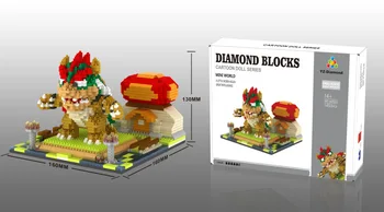 Klasikinis žaidimas scenos micro diamond blokuoti Santechnikas super mari bros plytų nintendoes duomenys dinozaurų yoshi Naršyklė nanobricks žaislas