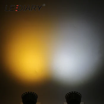 LEDIARY Matinės Juodos spalvos LED Spot Šviestuvai Rėmo Anti-akinantys 90-265V GU10 Lemputė Permainingi 75mm Iškirpti Skylę Embedded Šviesa
