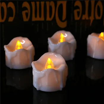 Pakuotėje 6 Flameless led žvakės,Šilta balta Šviesa 
