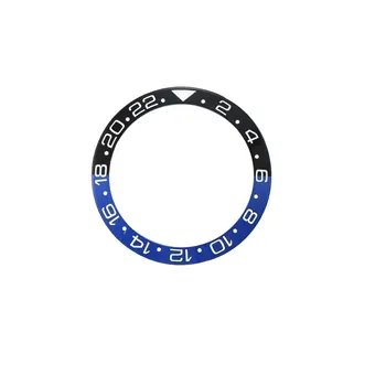 NAUJAS 38mm black / blue Šviesos keraminiai rėmelio lapelyje RLX GMT parnis mens watch