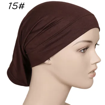 10vnt/daug Musulmonų Hijab Šalikas Moterims Islamo Vamzdžio Vidinis Turbaną Bžūp Didmeninė Hairband Lankelis Galvos Šalikai, Plaukų Aksesuarai