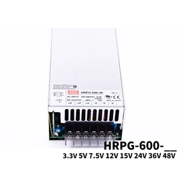 Originalus TAI GERAI, HRPG-600-48 48V 13A meanwell HRPG-600 48V 624W Bendros Produkcijos su PFC Funkcija Maitinimas