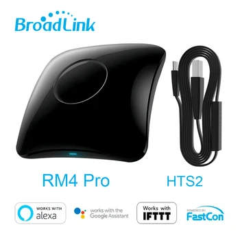 Broadlink RM4 Pro HTS2 WiFi IR RF Mini Protingas Universalus Nuotolinio Valdymo Protingo Namo Automatizavimo Suderinama Alexa 