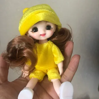 BJD Doll 13 Kilnojamojo Sujungta 16cm 1/8 Mielas Lėlės, Žaislai, Kūdikių Lėlės Su Grožio Drabužių Mados, Grožio Žaislai Mergaitėms Gimtadienio Dovana