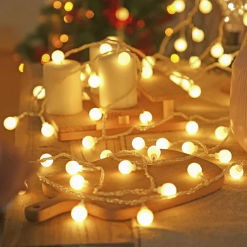 3M/6M/10M LED Girliandą Pasakų String Žibintai, Baterija Kalėdinės Lemputės Šmėžavimas Dekoratyvinis Apšvietimas Namų Vestuves Apdaila