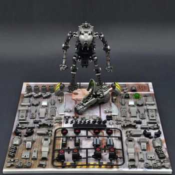 RIHIO MM003 Transformacijos V-Link Mecha Serijos Vabzdžių Pjovimo Staklės Surenkamos mech Robotas Žaislai