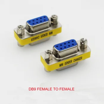 20pcs 9 Pin RS-232 DB9 Male, kad Vyrai / Male, kad Moterys / Female Moterų 9PIN Serijos Kabelis Lyčių Keitiklio Jungtis Adapteris