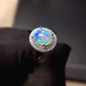 CoLife Papuošalai Realių Opalas Žiedas 
