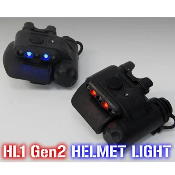 Elementas Airsoft HL1 Gen2 Šalmas Šviesa Nustatyti IR Žibintuvėlis Raudona Balta LED Taktinis Šviesos Softair Dalys Medžioklės Reikmenys EX029