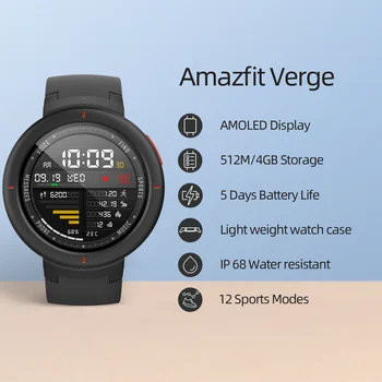 Originalus Pasaulio Amazfit Slenksčio Sporto Smartwatch GPS GLONASS Vidinė atmintis Atsiliepimas Smart Pranešimą Stumti Širdies ritmo Monitorius