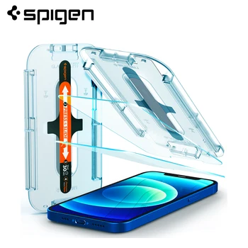 Spigen EZ TINKA GLAS.tR PLONAS Screen Protector, iPhone 12 Pro Max / Pro 12 / 12 / 12 Mini