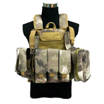 Multi-maišelis Dizainas Taktinė Liemenė Karinės Įrangos Lauko Wargame Airsoft Dažasvydžio Kovos su Kūno Šarvai Kamufliažas Medžioklės Liemenė