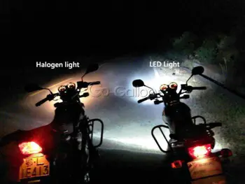 H4 COB LED Lemputė HID Balta 360 Hi/Low Beam Motociklo priekinis žibintas 6000K High Power Honda Suzuki Yamaha Kawasaki Harley