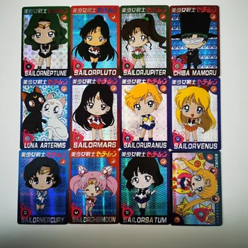 48pcs/set Sailor Moon Seksualus Grožio Hobis Kolekcionuojamų Žaidimas Kolekcija Anime Korteles Seksuali Mergina