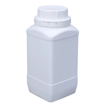 Tuščia didelė burna plastikinis buteliukas su Anti-theft dangtelis sandarus reagento butelį skysčio milteliai Klijai yra Maisto Klasės, buteliai 4PCS