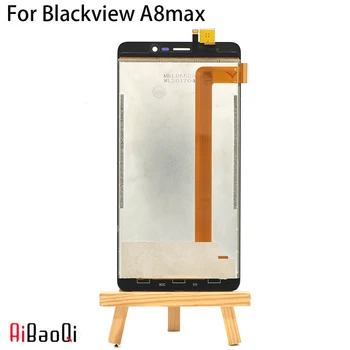 AiBaoQi Naujas Originalus 5.5 Colių Jutiklinis Ekranas+1280X720 LCD Ekranas Asamblėjos Pakeisti Blackview A8 Max Telefono modelis