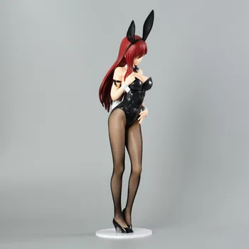 47CM Naujausias Anime pav FAIRY TAIL Išlaisvinti Erza 1/4 B stiliaus Scarlet Bunny Seksualus mergina kietojo PVC Veiksmų Skaičiai, Japonija