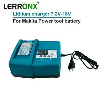 LERRONX 14,4 V 18V Li jonų Bateriją Įkroviklis Makita Bevieliuose Elektros įrankiuose, Įrankio baterija BL1815 BL1840 BL1415 BL1430 BL1860