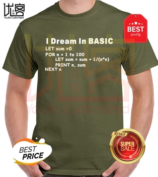 Naujas Stilius Pagrindinių Programavimo Kalba, Kompiuterio T-shirt Retro Vaizdo Žaidimas Juokinga rankovėmis Marškinėliai Vyrams, Atsitiktinis Viršų Tees