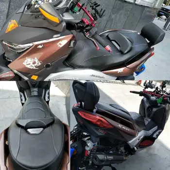 Modifikuotas Motociklo XMAX Sėdynės Balnelis Vandeniui Minkšta Patogi Odinė Ilgas, Vietų yamaha xmax 250 300 2017 2018