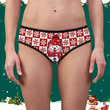 Moterų kelnės kelnaitės Moterų Kalėdų Spausdinti Slim Kvėpuojantis Apatiniai Ilgai medvilnės kelnės Kelnės ropa interjero femenina