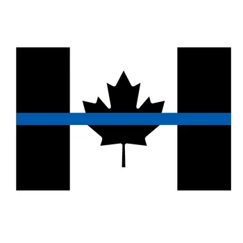 Nemokamas pristatymas xvggdg Užsakymą Vėliavos Kanada Mėlyna Linija, Vėliavos, 3 X 5ft Plona Mėlyna Linija Kanados Vėliava