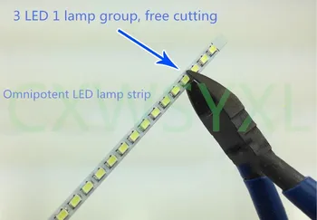Universalus Reguliuojamas LED Apšvietimo Lempų Atnaujinimo komplektas skystųjų KRISTALŲ Ekranas 2 LED Juostelės Paramą 15-27