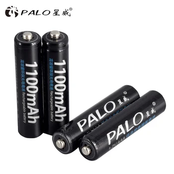 Palo 16 unids/daug AAA 1100mAh ni-mh 1.2 V įkraunamas Battria AAA baterijos 3A Baterijos įkraunamos ni-mh baterijos vaizdo kamera