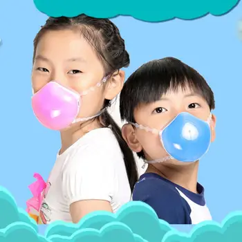 Karšto Youpin Q8S Vaikas Nešiojamieji Elektriniai Veido Kaukė Dulkėms Aktyvios Oro Tiekimo Keturių sluoksnių Filtro Orui Skirtas 3-12 metų Amžiaus