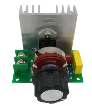 4000W AC 220V high power SCR Įtampos Reguliatorius Reguliuojamas Maitinimo Valdybos Greičio Kontrolės Dimeris