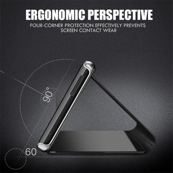 Smart Veidrodis, flip Case For Huawei 30 Pro Dangtelį Rubisafe Dėl Hauwei Huwei 30 Lite P 30 30Lite Šviesos 30Pro P30Pro P30Lite Stovėti Atveju