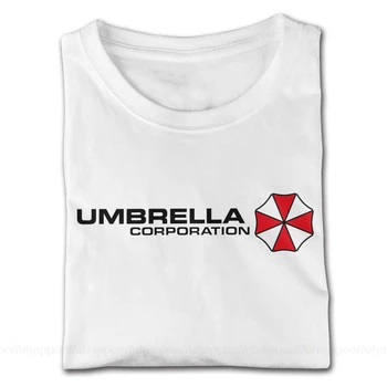 Balta Umbrella Korporacijos T-Marškinėliai Berniukams, Summer Tee Marškinėliai Homme Trumpas Rankovėmis Nuolaida Firminių Oficialus Drabužiai