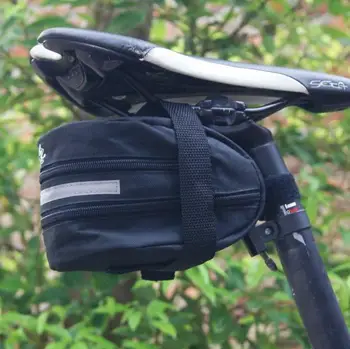 Dviračio Balno Krepšį nuo balnelio iškyšos Galiniai Pack Atsparus Vandeniui Uodega Lankstymo Dėklas Dirželis Mount Laikymo Krepšys, Laikiklis Ant MTB Road Bike