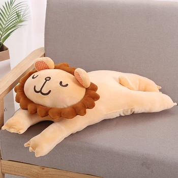 Candice guo! super mielas pliušinis žaislas gražių animacinių filmų gyvūnų katė liūtas triušis varlė minkšta pagalvėlė lenktas pagalvę gimtadienio, Kalėdų dovana