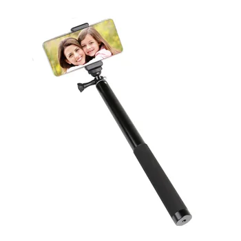 Naujas 1,5 M Ištraukiamas Selfie Stick Monopodzie su 1/4 Colių Varžto Skylę GoPro Hero 7 6 5 4 3+ 3 Action Cam Go Pro HD