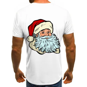 Naujųjų Metų drabužių, Kalėdų T-shirt Santa naujausi vyrų ir moterų 3DT marškinėlius.