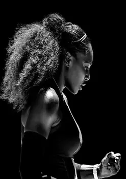 Serena Williams Teniso Sporto Grotuvas Star Moteris Šilko Audinys Sienos Plakatus Dekoro Lipduko Šviesus