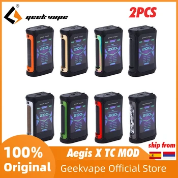 2VNT Geekvape Aegis X box mod 200W 2.0 KAIP chipset vandeniui Elektroninių Cigarečių Vape tinka Cerberus 