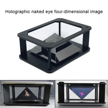 3D Holografinis Projektorius Piramidės Keturių dimensijų Vaizdas Ekrane Nešiojamas Mobiliojo Telefono SP99