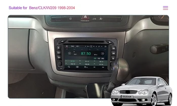Android 10.0 4+64G Automobilio Radijo grotuvas GPS Navigacija Benz W203/W209/W463/W168 Multimedijos Grotuvas Radijas stereo Galvos Vienetas dsp isp