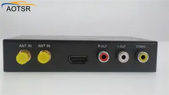 Automobilių Skaitmeninės TELEVIZIJOS DVB-T MPEG-4 Skaitmeninės TV Dvigubas Imtuvas Imtuvas Box Tuner Automobilį